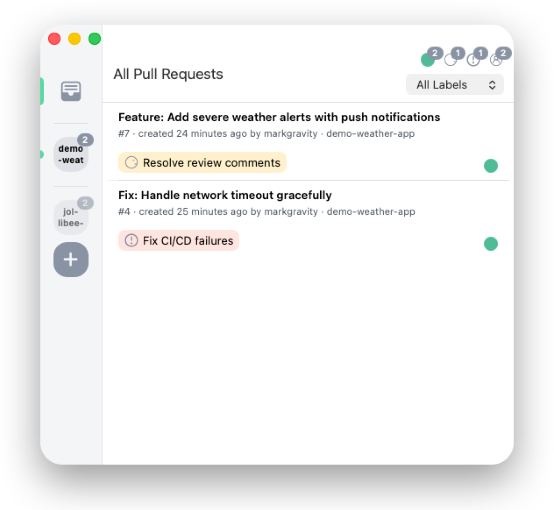 Pulltodo - PR Task Manager