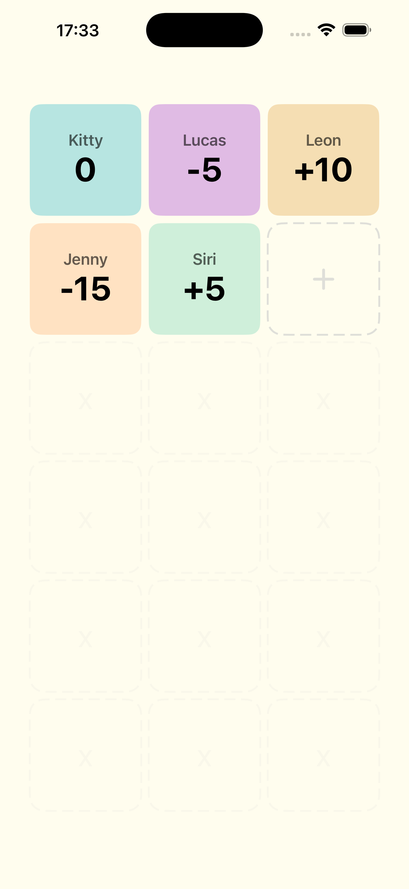 Add players in seconds.