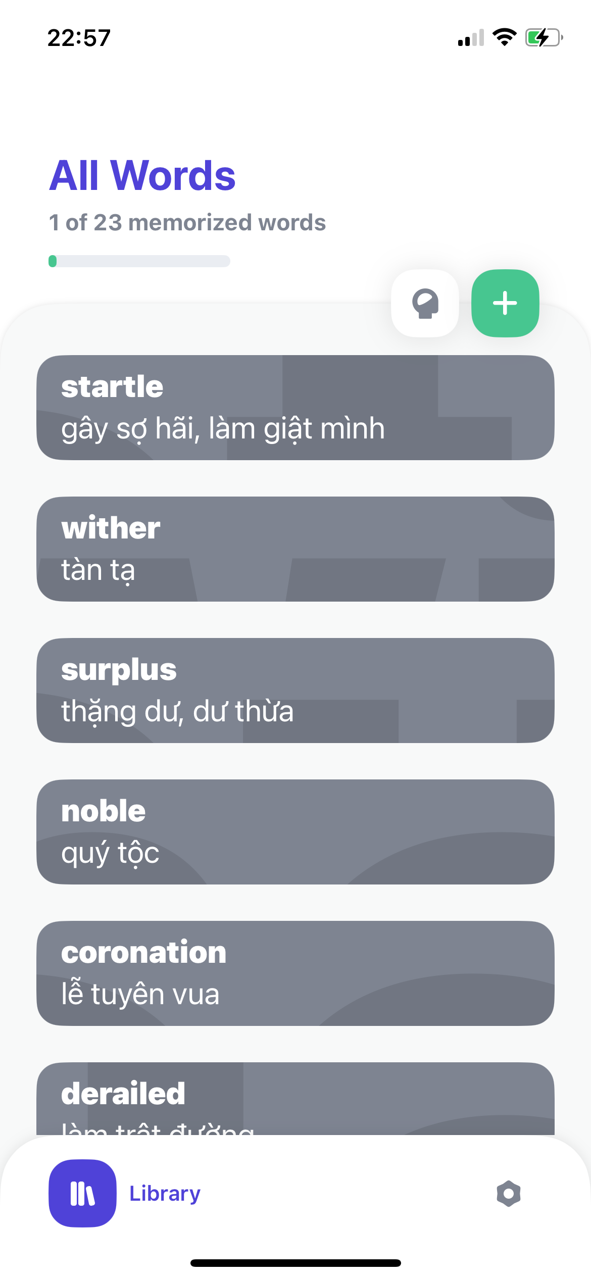 Your Personal Word Collection.